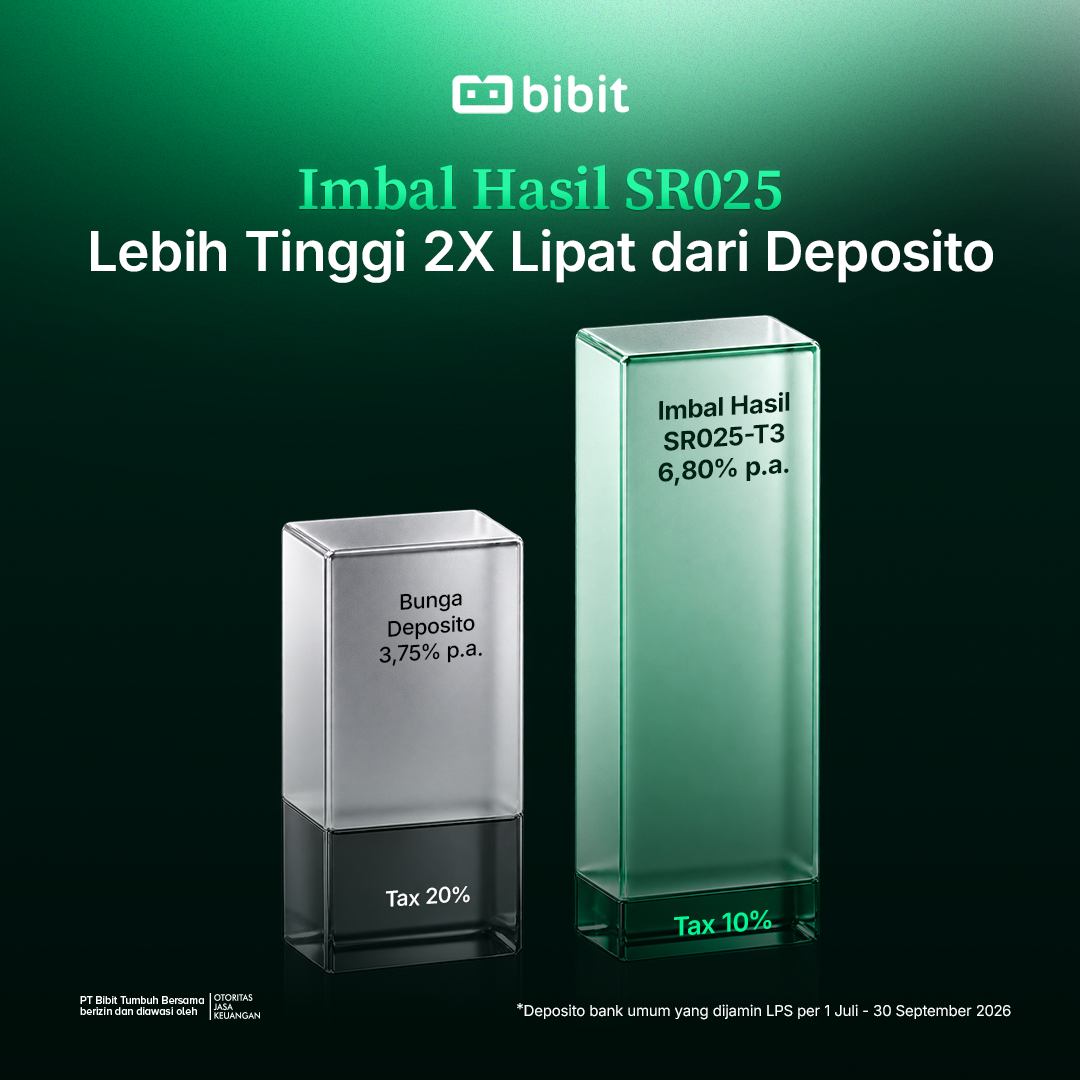 SBN Syariah SR025: Net Return Dua Kali Lipat dari Deposito Bank